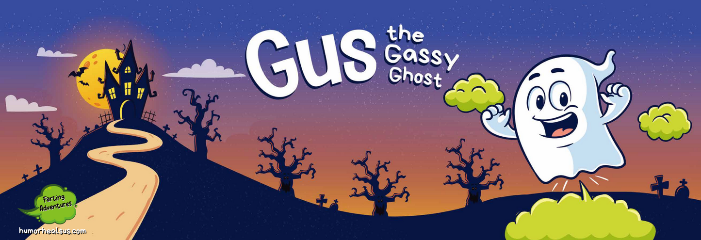 Gus the Gassy Ghost Interactive Toy and Book Box Set