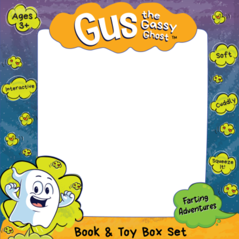 Gus the Gassy Ghost Interactive Toy and Book Box Set