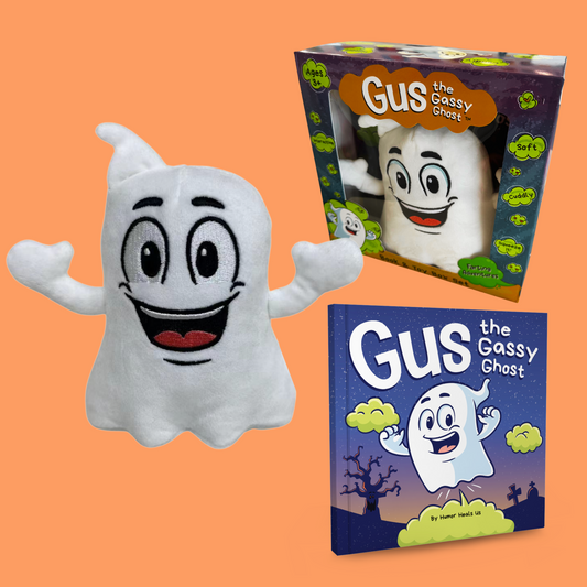 Gus the Gassy Ghost Interactive Toy and Book Box Set