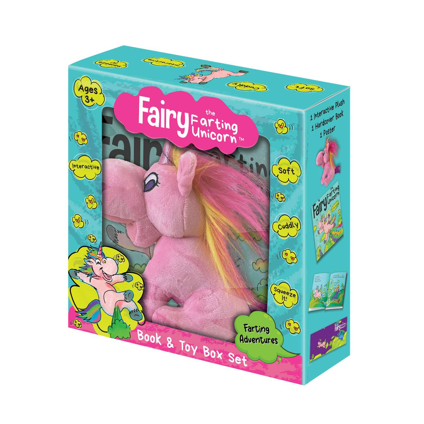 Fairy the Farting Unicorn Interactive Toy Book Gift Box Set