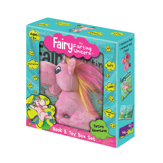 Fairy the Farting Unicorn Interactive Toy Book Gift Box Set